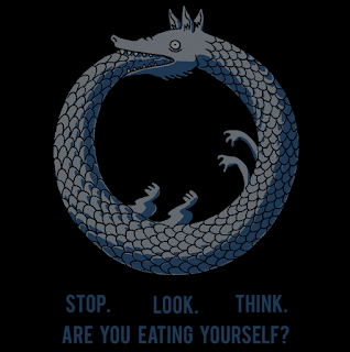 Stop. Look. Think. Are you eating yourself?