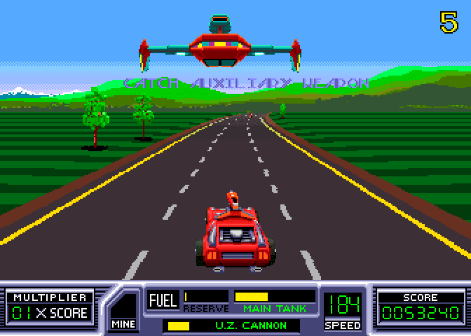 Road Blasters: Catch Auxiliary Weapon