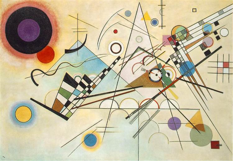 Composition VIII, a 1923 abstract painting by Wassily Kandinsky