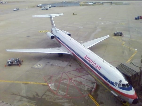 McDonnell Douglas MD80 in American Airlines livery