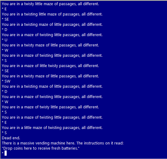 Maze of Twisty Passages Meme
